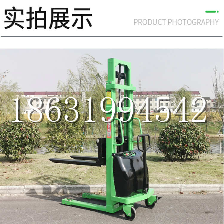 景东彝族自治县电动叉车堆高车液压铲车电瓶1吨2吨站驾步行式小型全自动叉车